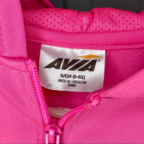 Avia Girls Workout Zip Up Jacket Girls 6/6x Small - Picture 4 of 4